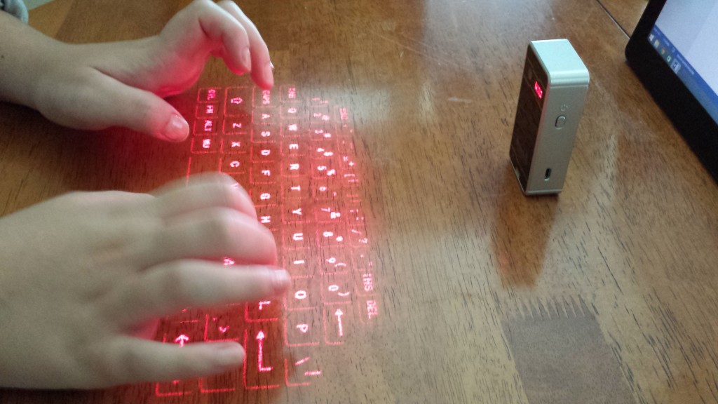 A very practical way to work on the go. Plus it looks very futuristic too!