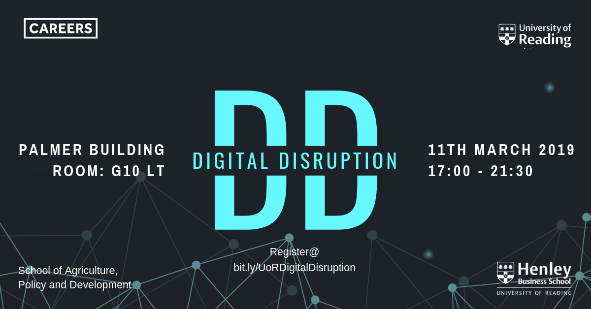 Digital disruption conference at the University of Reading